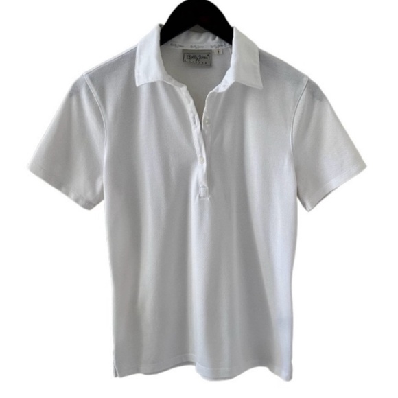 Bobby Jones White Short Sleeve Polo Shirt Size Small - Picture 2 of 7